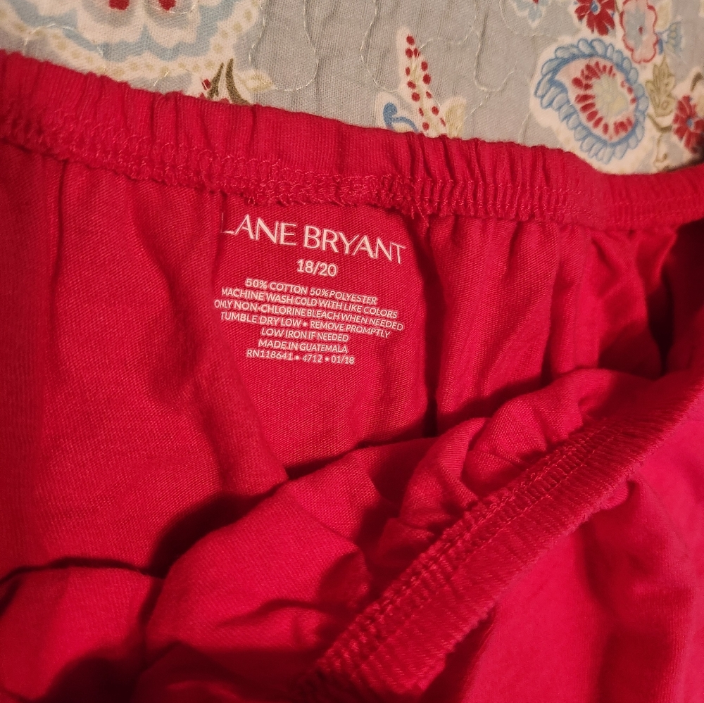 Lane Bryant Vibrant Red Apparel